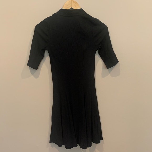 Free People Jolene Ribbed Fit and Flare Mini Dress - Picture 8 of 9